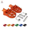 Motorcycle Aluminum Universal CNC Colorful Footpeg Footrest Foot Pegs For HONDA CRF XR 50 70 110 M2R SDG DHZ SSR KAYO Pit Bike 2