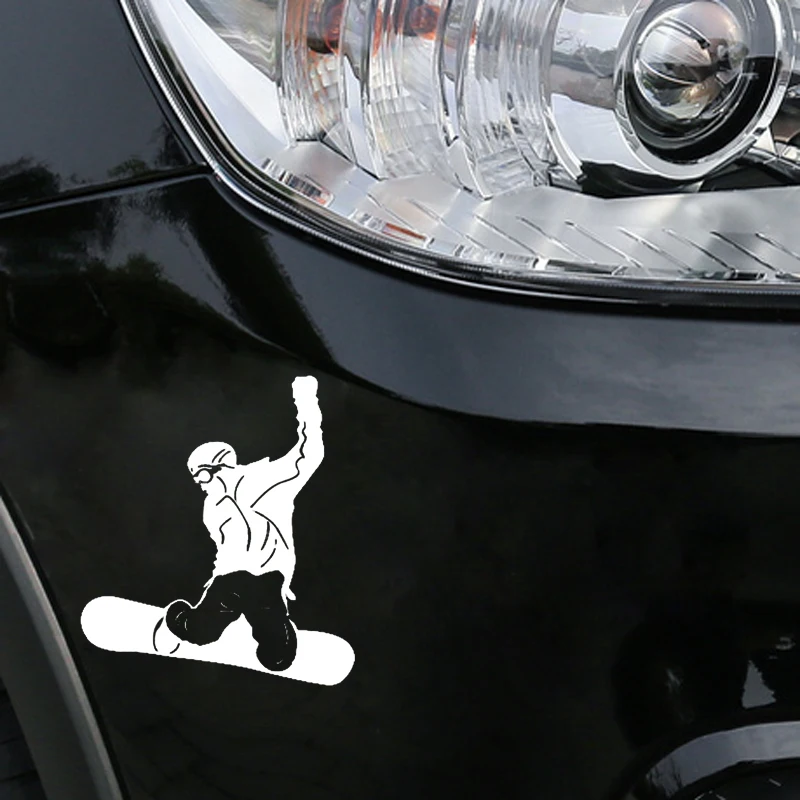 

Car Stickers Car Styling PVC Ski Car Sticker Accessories 14cm*12.5cm