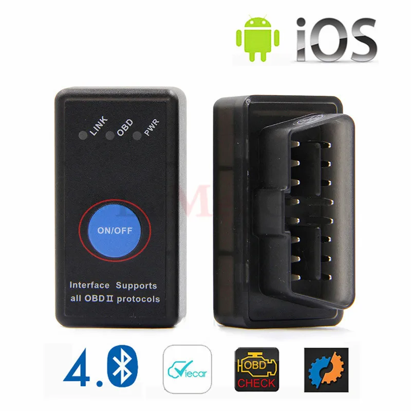 Сканер ELM 327 V1.5 PIC18F25K80 OBD2 Bluetooth для Android/IOS OBD автомобильный диагностический