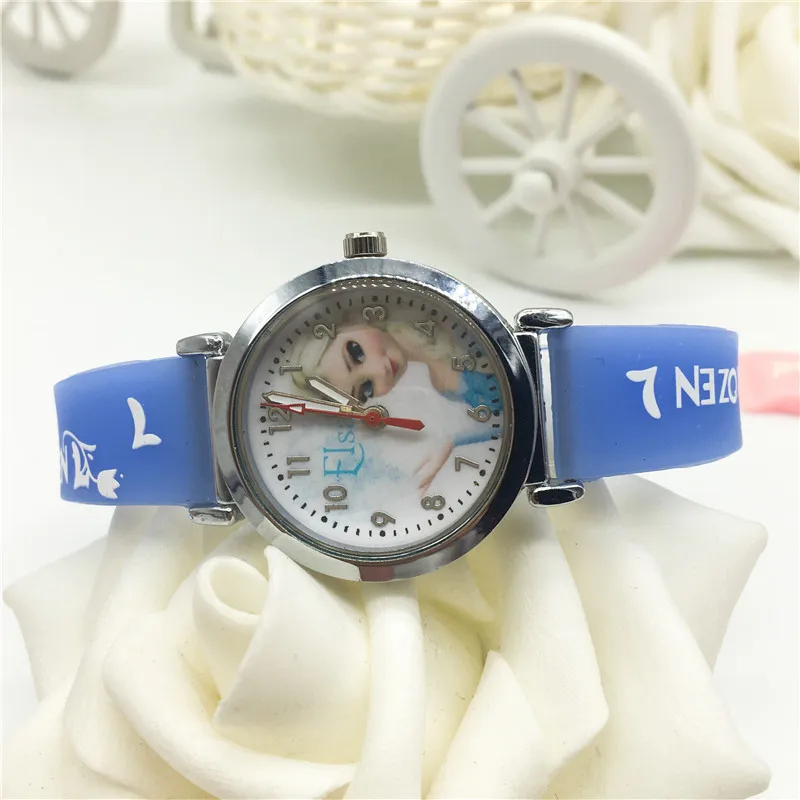 Детские часы Эльза Анна Принцесса детские Мультяшные студенческие девушки