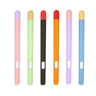 Двухцветный дизайнерский силиконовый чехол для Samsung Galaxy Tab S6 Lite S7, защитный чехол для стилуса и стилуса