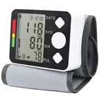 Портативный Автоматический Сфигмоманометр с ЖК-дисплеем, медицинский тонометр для измерения артериального давления и пульса