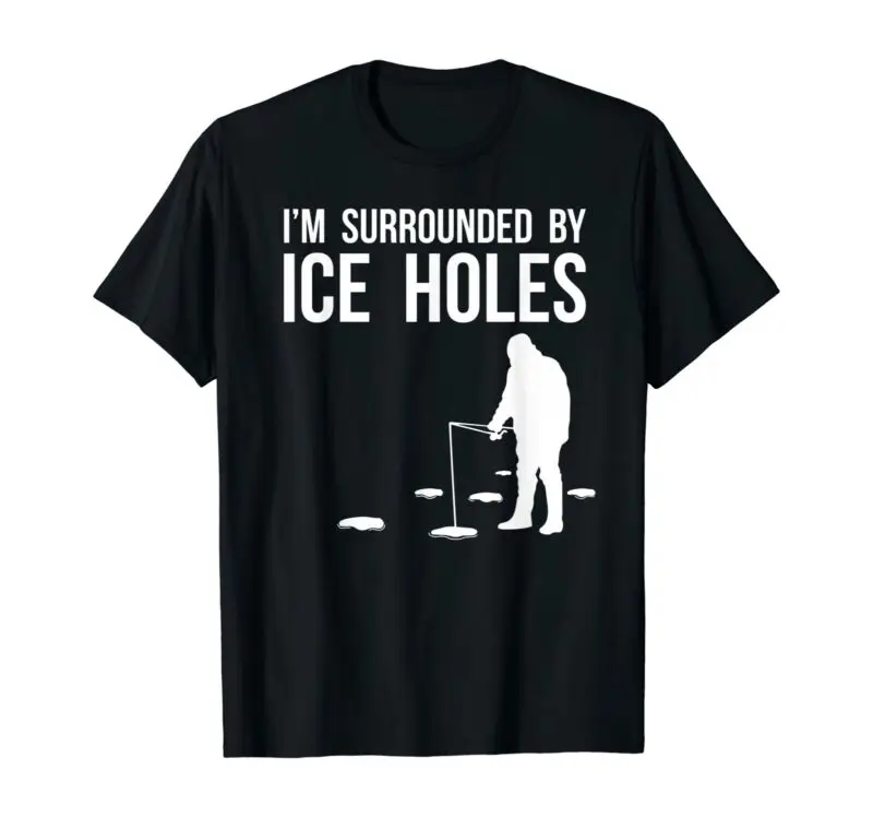 

Funny Ice Fish Design Poison I'm Surrounded By Ice Gate T-shirt