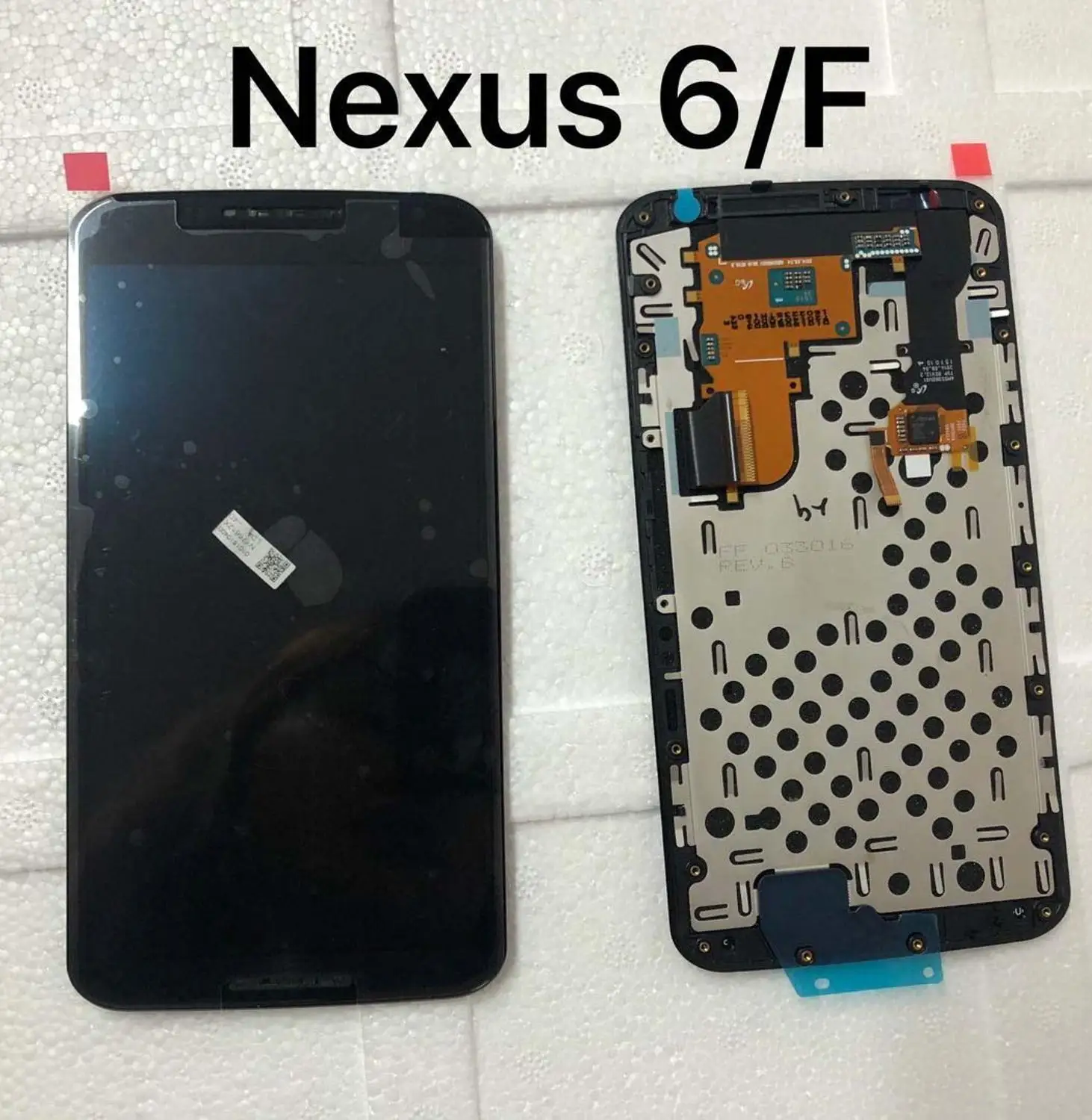 

Original AMOLED For Moto Google Nexus 6 LCD for Motorola XT1100 XT1103 Display LCD Screen Touch Digitizer Assembly With Frame