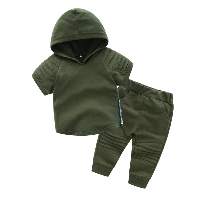 2019 повседневный комплект одежды для маленьких мальчиков футболка с надписью Love