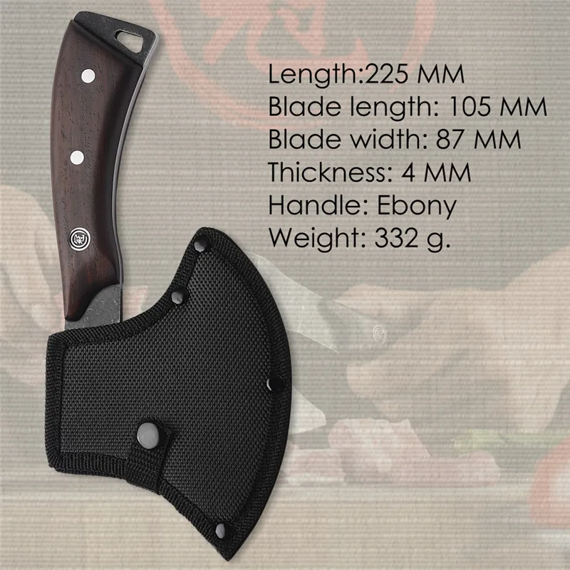 Ручной Кованый топор нож шеф повара Томагавк походный гаджет для использования