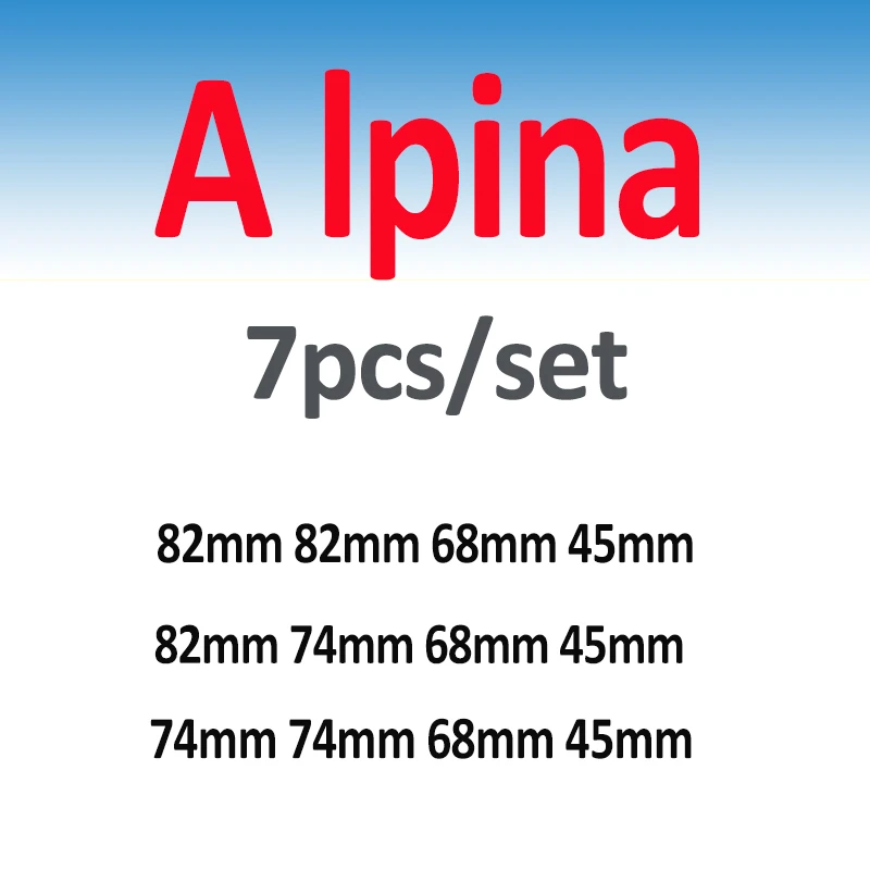 

For PVC/Epoxy 45MM 68MM 74MM 82MM Car Front/Rear Emblem Cover Wheel Rim Hub Cap Steering Sticker for E60 E90 F10 F30 Logo