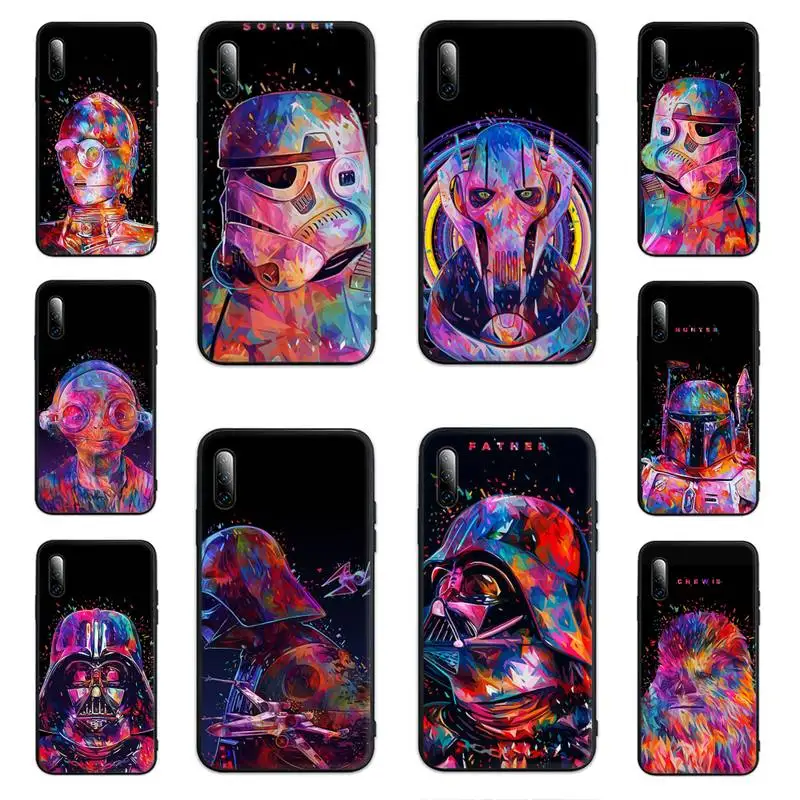 

Stars Wars watercolor Phone Case For Xiaomi 9t pro lite 10 MIX 2S 3 note10lite 8 cc9 pro nax fundas cover