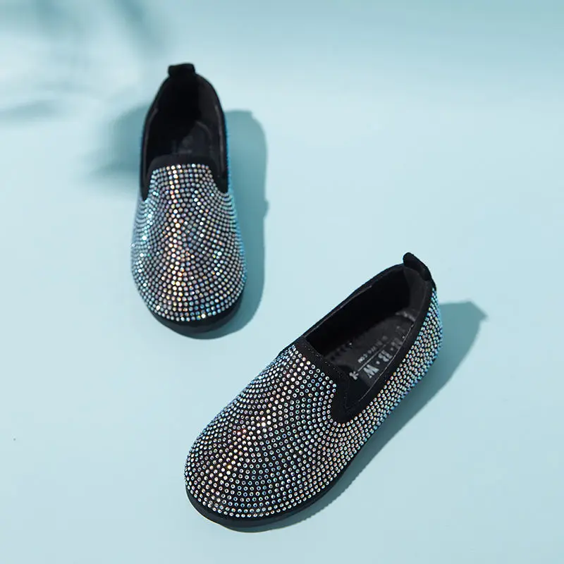 Кожаные Мокасины для мальчиков и девочек широкие Лоферы без застежки