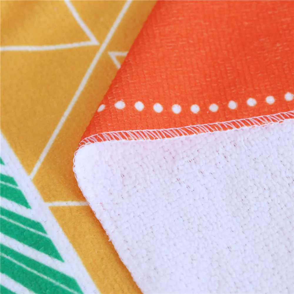 Микрофибра квадратное Радужное пляжное полотенце s шарф гобелен одеяло домашнее