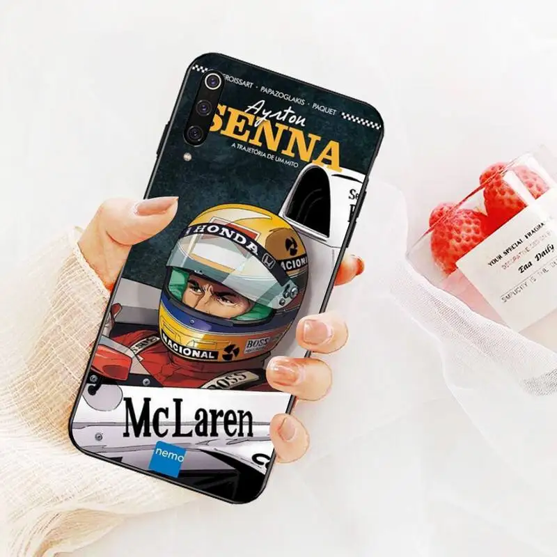 Мягкий силиконовый чехол для телефона из ТПУ PENGHUWAN Racing Ayrton Senna Xiaomi Mi10 10Pro 10 lite Mi9 9SE