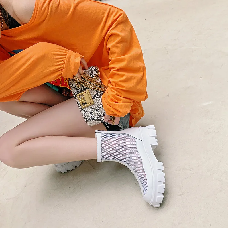 FEDONAS/пикантные женские летние сапоги на молнии сзади Модные туфли лодочки из