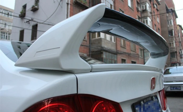 Спойлер заднего крыла автомобиля из АБС пластика для Civic 2006 2011 Honda FD2|Спойлеры и