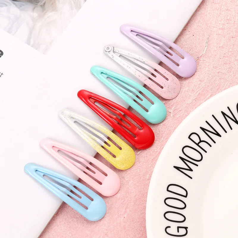 Модные Красочные капли воды заколки для волос милые Заколки Леди Простые волосы