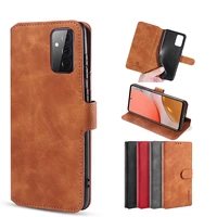 fashion card slot wallet flip leather case for samsung galaxy a40 a41 a42 a50 a51 a52 a70 a71 a72 a81 a90 a91 5g magnetic cases