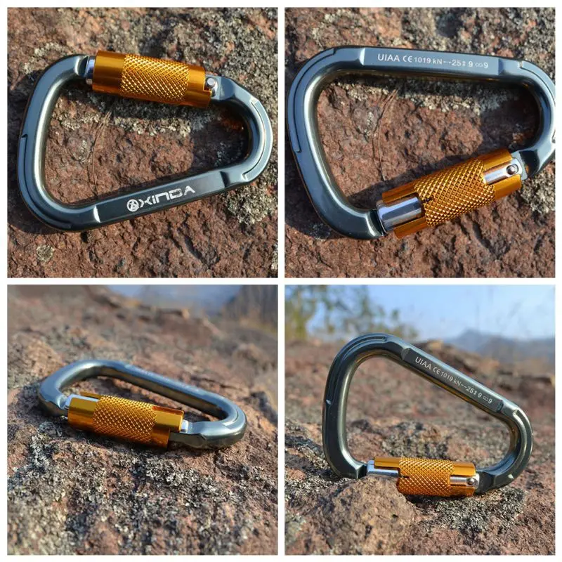 Профессиональный наружный карабин грушевидной формы защитный мастер замок