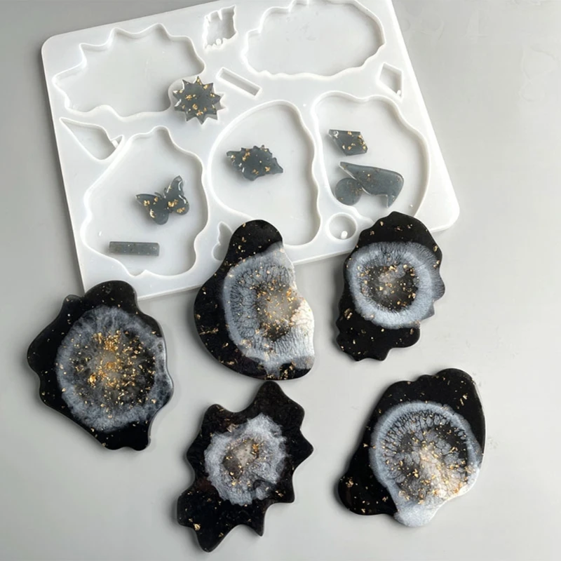 

Crystal Epoxy Resin Mold Coaster Cup Mat Pad Silicone Mould DIY Crafts Decorations Ornaments Jewelry Casting Tools J60E