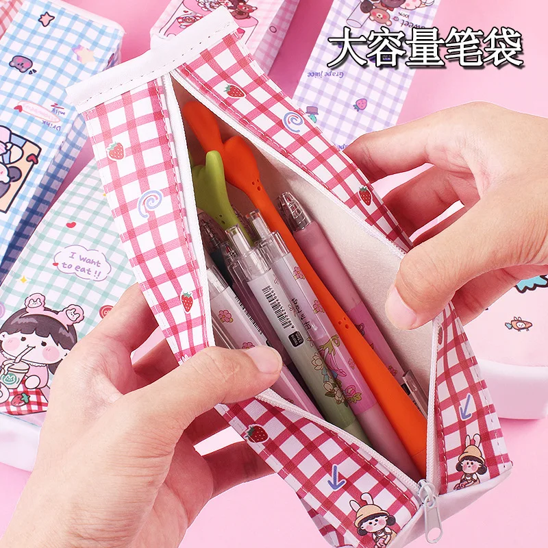 Креативный мультяшный чехол для карандашей с молочной картонной коробкой