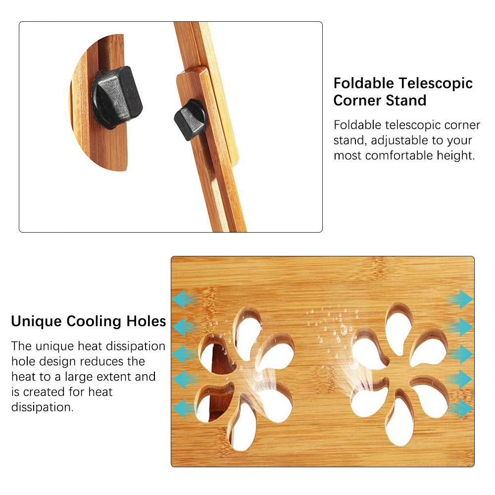 1 шт регулируемая бамбуковая