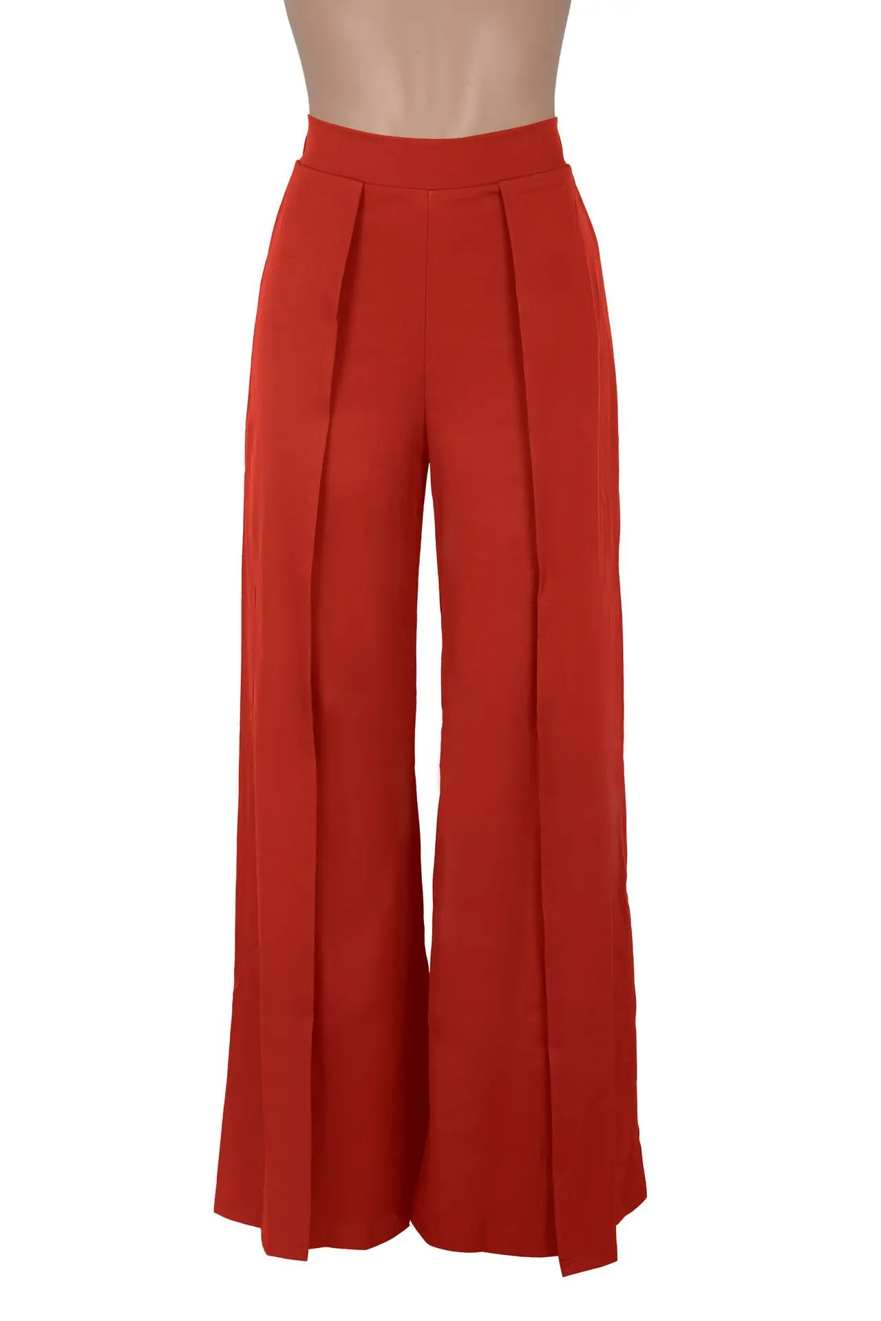 

PULABO Ladies Baggy Autumn High Waist Wide Leg Pants White Black Long Zipper Casual Office Loose Trousers Women Pantalon Femme