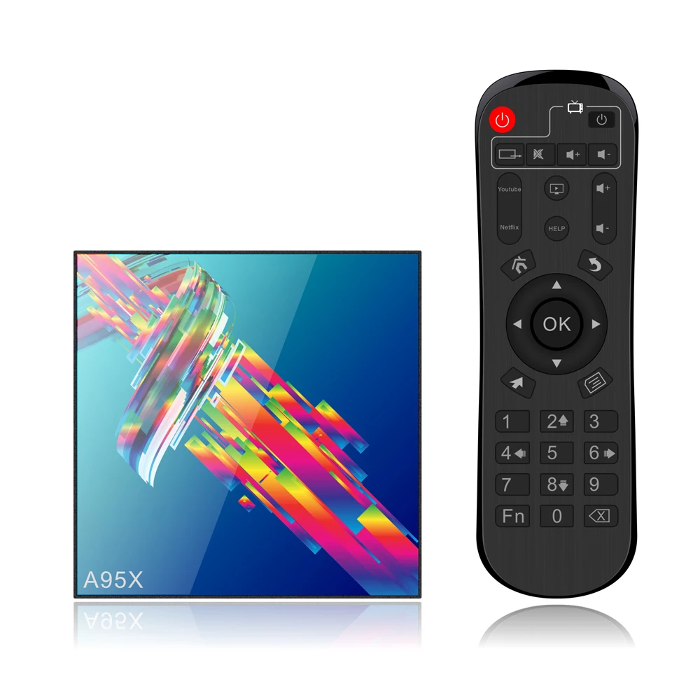Смарт ТВ-бокс A95X Z2 + Android 9 0 RK3318 Четырехъядерный 4 Гб RAM 64 2 4G & 5G беспроводной WIFI 4K