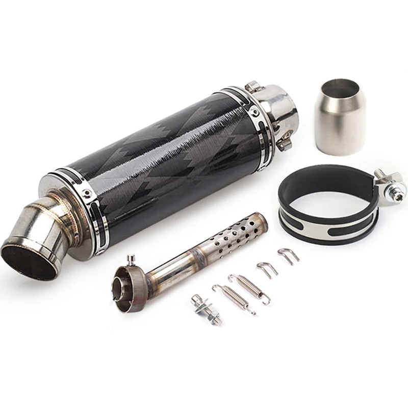 Мото rcycle глушитель выхлопной трубы escape akrapovic moto с дБ убийца углеродного волокна