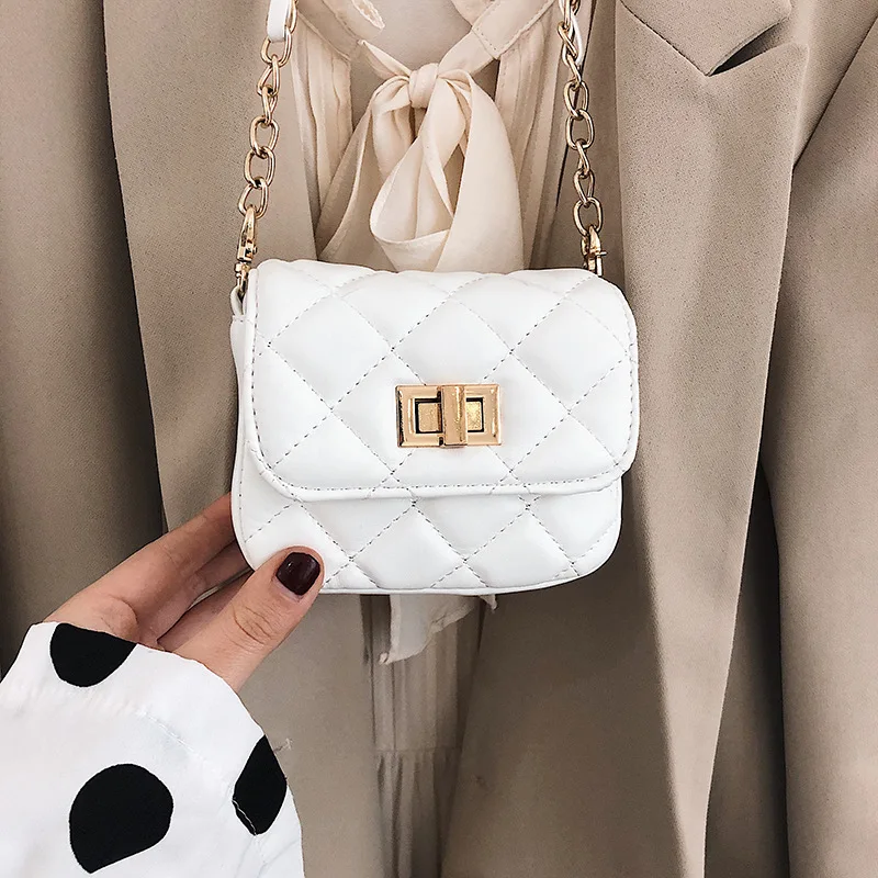 

Luxury Brand Small Crossbody Bags Women 2020 Quality PU Leather Female Designer Handbags Ladies Lattice Shoulder Messenger Bag