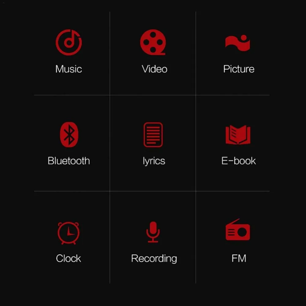 CHENFEC C8 металлический тонкий 16 Гб MP4 музыкальный плеер Bluetooth 1,8 дюймов MP4 музыкальный плеер с FM, электронной книгой, микрофоном HiFi MP4 плеер