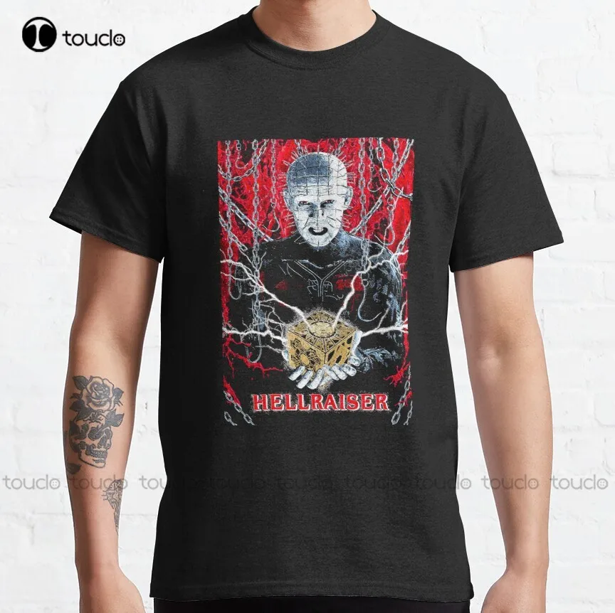 

Hellraiser red hellbound supernatural Classic T-Shirt dress shirts for women Custom aldult Teen unisex digital printing xs-5xl