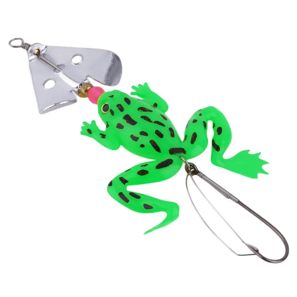 1 шт. стильная резиновая лягушка мягкие рыболовные приманки приманка для рыбалки