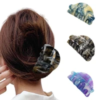 womens hair clips trendy acetate claw clips casual simple headdress hairpins sweet hair accessories barrettes hair clamps