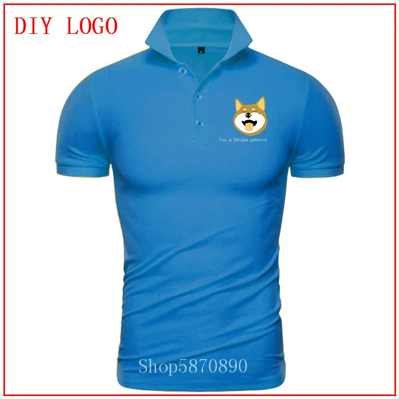 Мужская футболка поло с принтом shaba повседневная хлопковая Футболка для