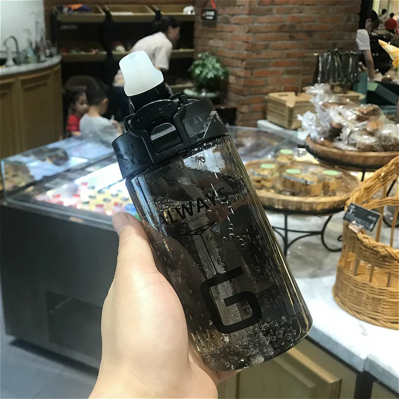 

400-550ml Plastic Water Bottle With Straw Travel Outdoor Water Bottle Healthy Drinkware Sports Shaker Cute Waterbottle BPA Free