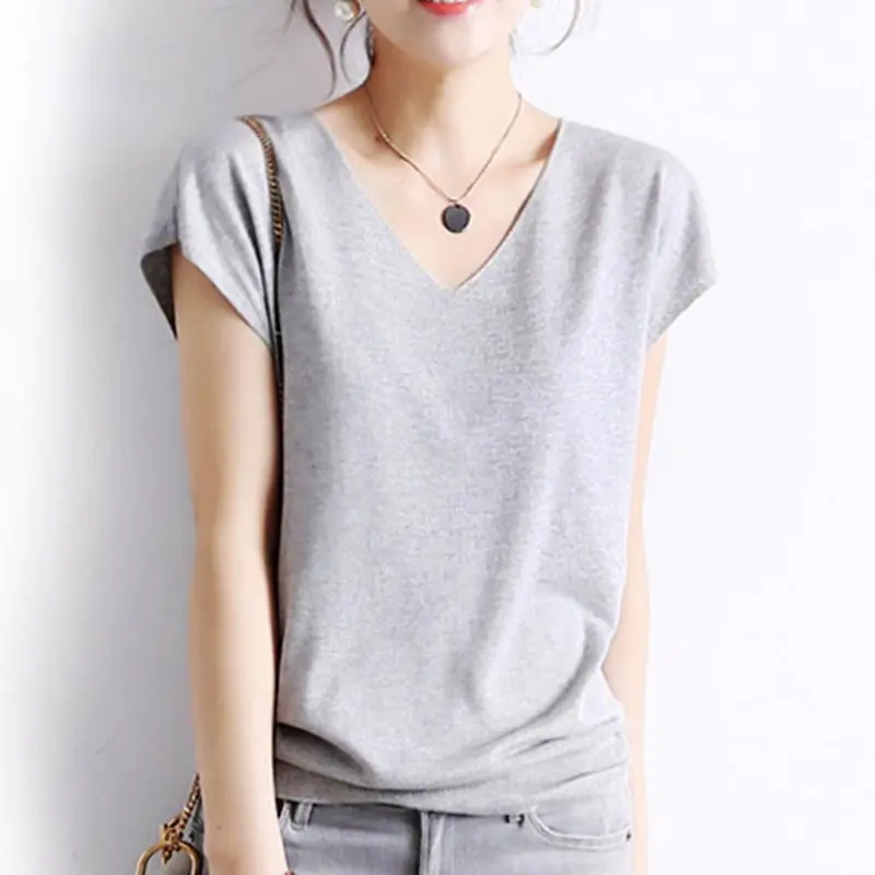 Женская одежда с коротким рукавом Трикотаж Strentch вязаный Ретро осенний свитер