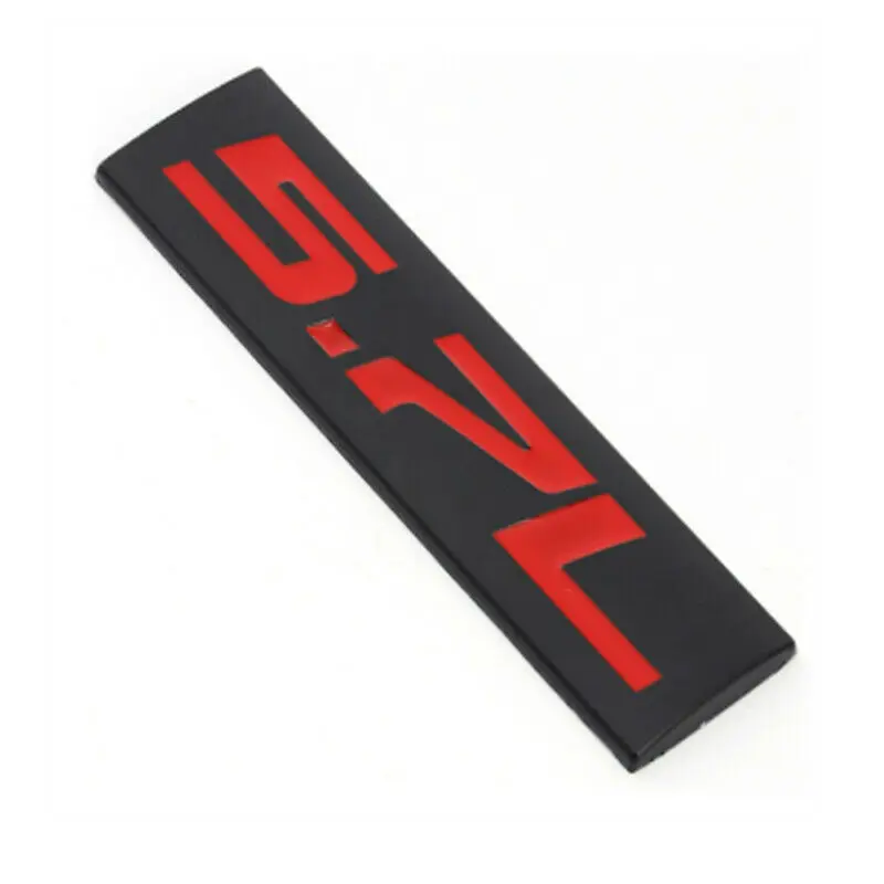 Черная красная 5 7 л эмблема с надписью значок спортивные металлические