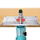 Фрезерная пластина для Обрезки Станок верстак для тупии гравировальный роутер гравировальная флип-плата Алюминиевая фрезерная пластина тупия для Makita