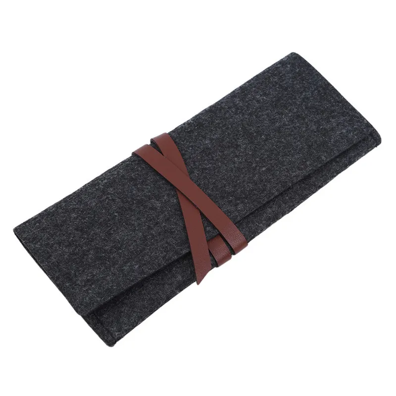 Чехол для карандашей органайзер ручек мягкая Холщовая Сумка хранения кисть