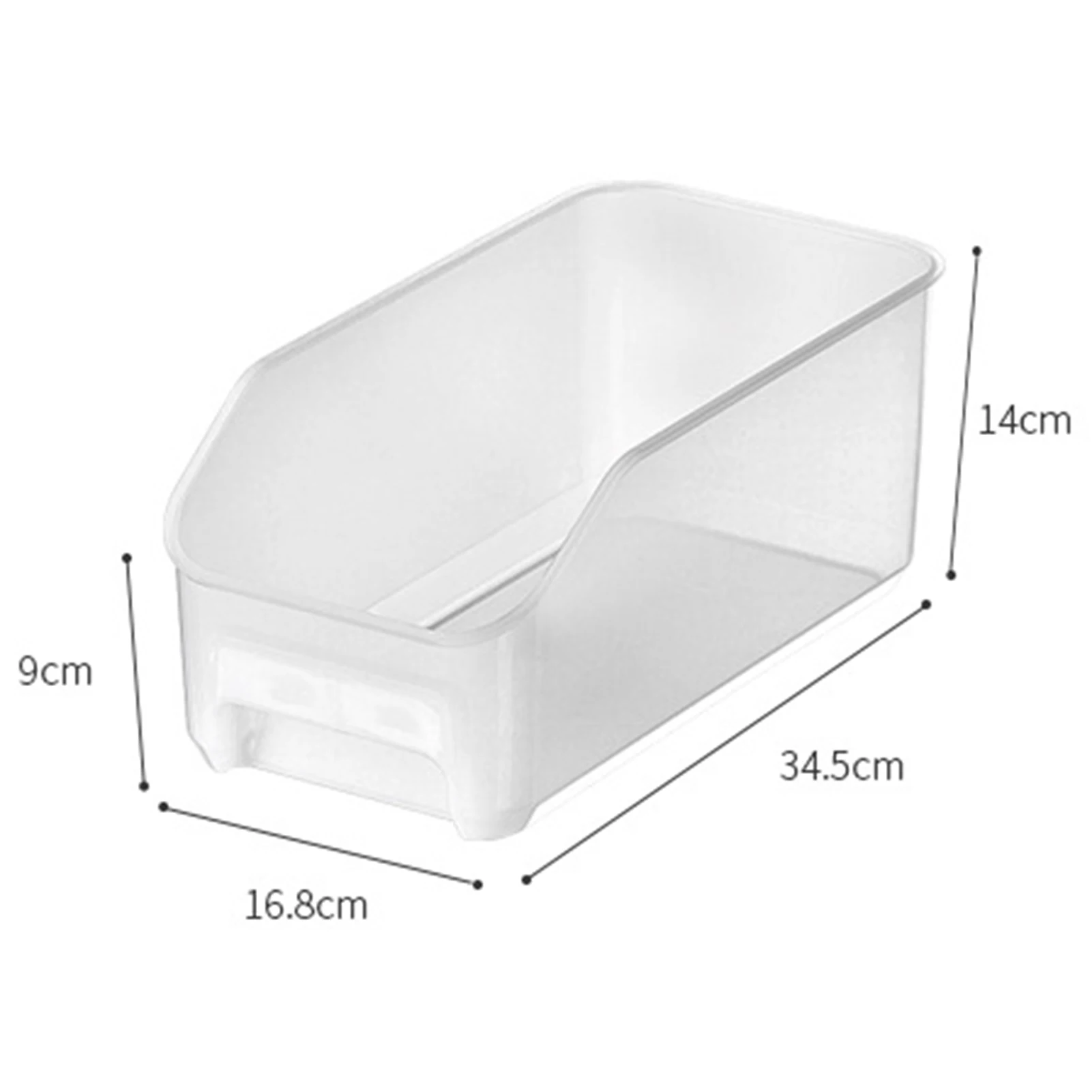 

Clear Pantry Refrigerator Organizer Bins Household Plastic Food Storage Basket Box for Kitchen Organizer Cabinets Refrigerator