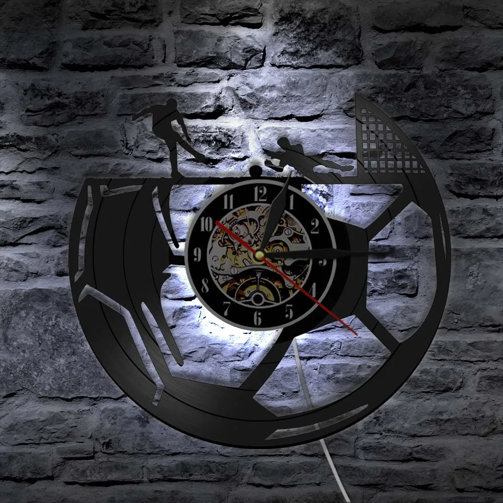 Висячие Часы для футбола спортивные тематические часы декоративные винтажные