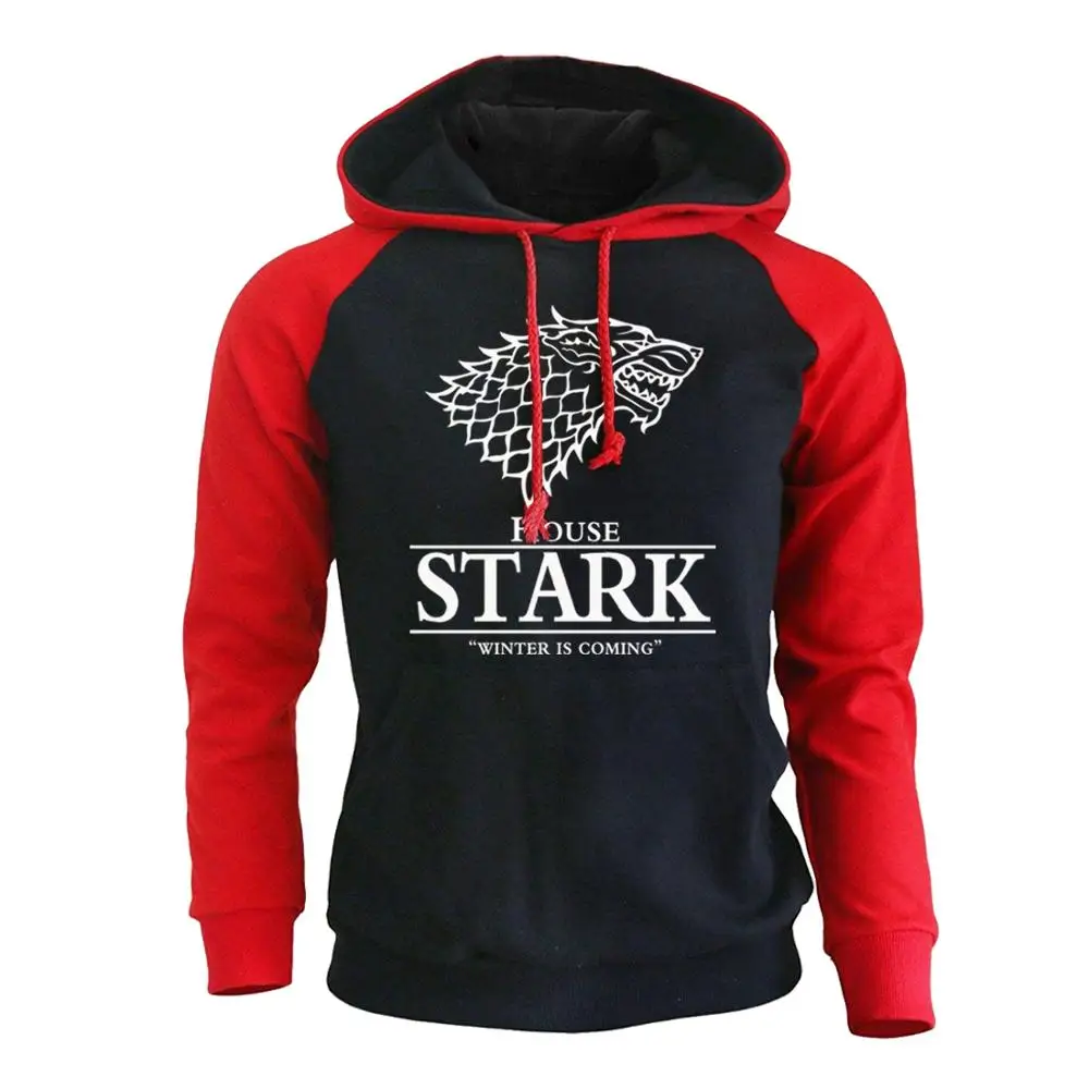 2018 реглан толстовки для мужчин дом Старк Песнь Льда и Огня скоро зима Мужская
