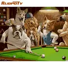 Набор для рисования по номерам, собаки, масляные краски