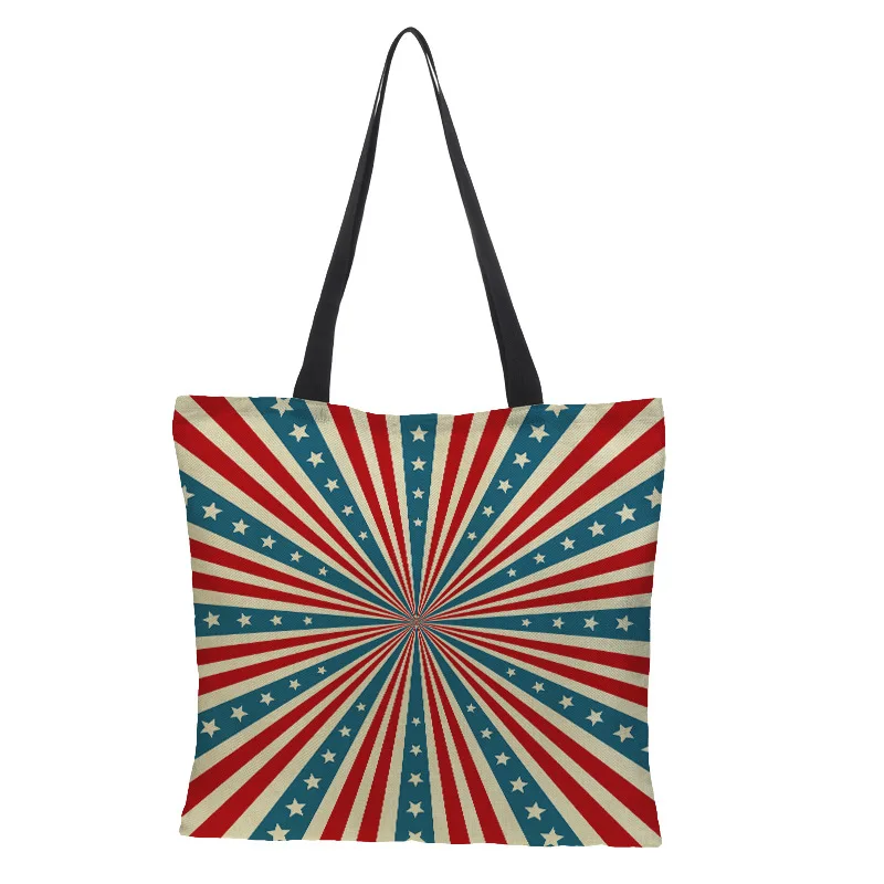 

Настройка Дня независимости США подходит для девочек, чтобы носить холщовые сумки, могут быть настроены