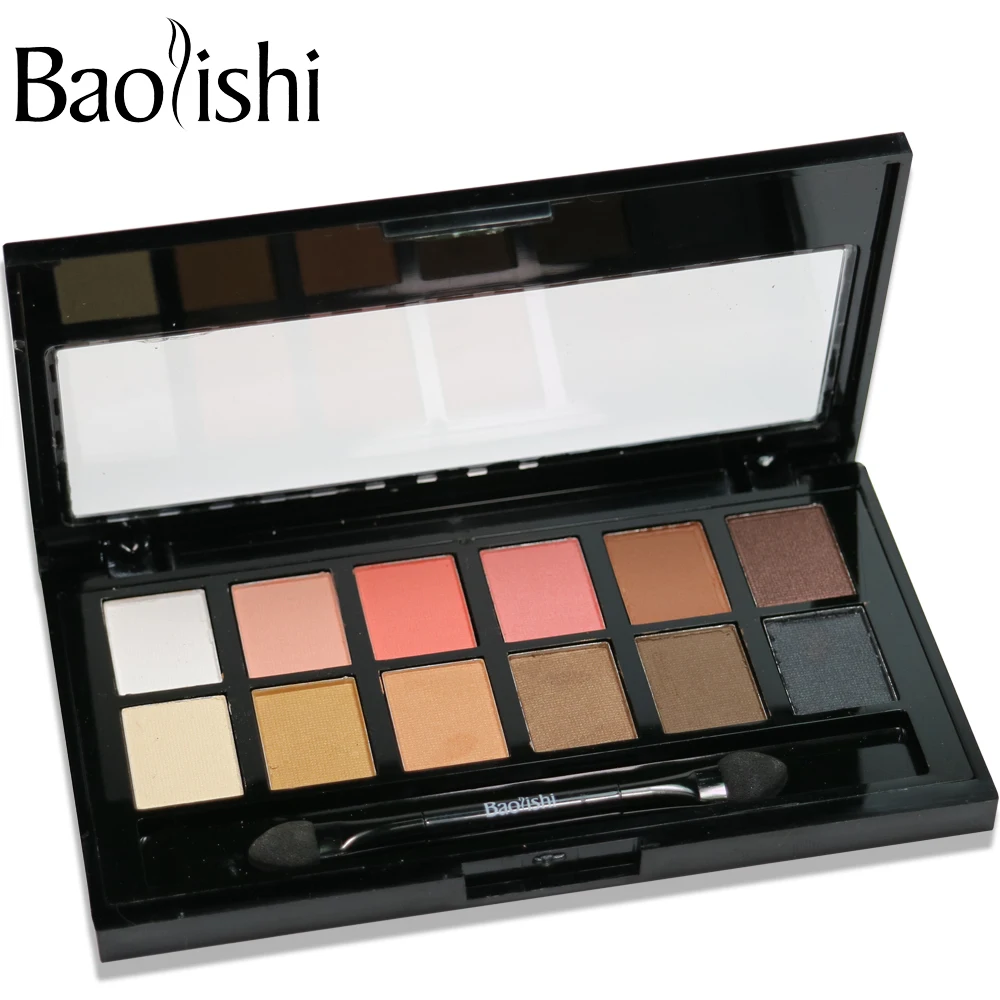 Распродажа косметика новинка Палетка натуральных теней для век 12 цветов матовый