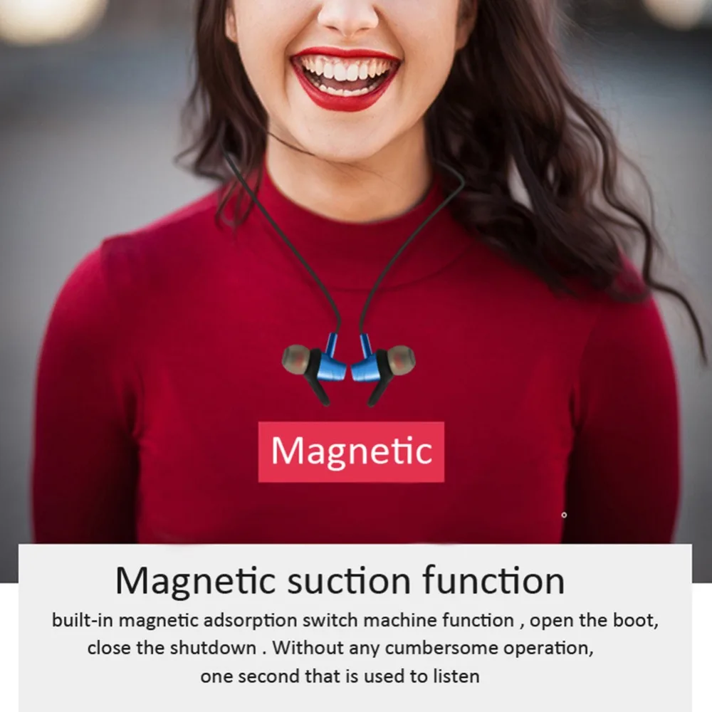 Спортивные Bluetooth наушники для iPhone X Xs MAX XR 8 plus стерео бас гарнитура с микрофоном
