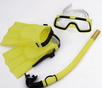childrens swimming diving goggles snorkeling flippers snorkel masks swimm glasses set adjustable size