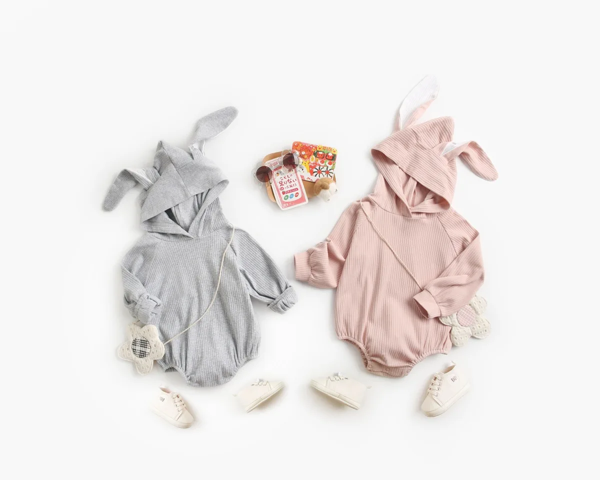 

Infant Onesie Pure Cotton Spring And Summer Rabbit Baby Jump Suit