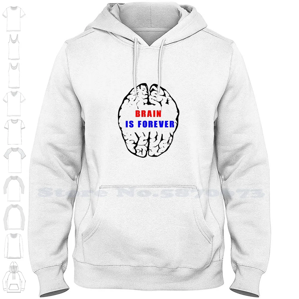 

Толстовка с длинным рукавом Brain Is Forever Nerd, толстовка с капюшоном Brain Is Forever Nerd Brain Is