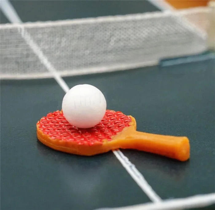 4 шт./комплект миниатюрные ракетки для настольного тенниса и пинг-понга | Дом сад