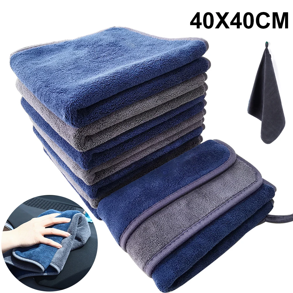 

Soft Car Wash Towel 800GSM Coral Fleece Microfiber Towel Super Absorbent Car Cleaning Detailing Drying Cloth Auto Care Towel