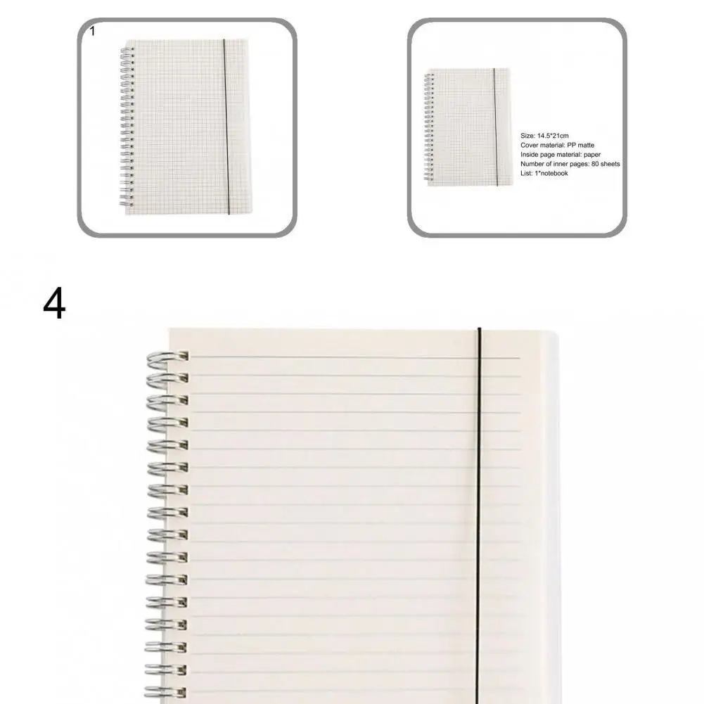 

Прочный двухсторонний спиральный блокнот, спиральный кольцевой блокнот, твердая бумага